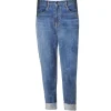 MAINE DENIM HIGH WAIST REGULAR CARROT JEANS