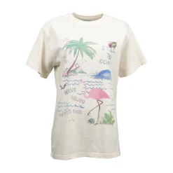T-SHIRT TRUCKER FLAMINGO