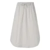 TWILL MIDI SKIRT