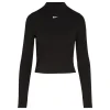 WMNS ESSENTIAL RIB MOCK TOP